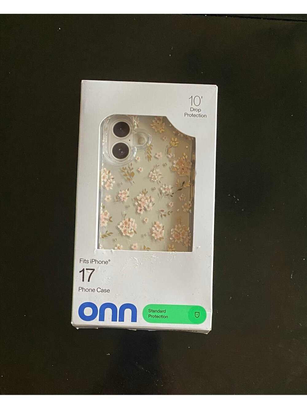 Onn Case for iPhone 17 Pink Floral with Gems